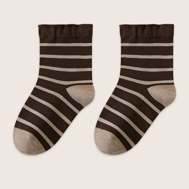 Plusock Classic Stripes Sleep Socks(2 Pairs) - Coffee - EU36-40(US3-7) - image 14
