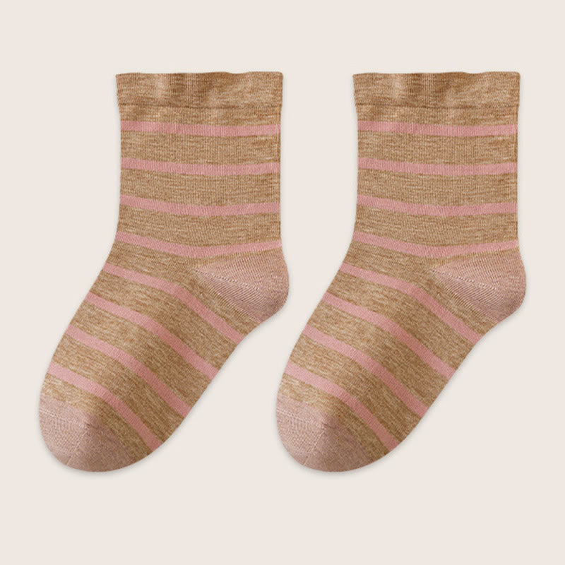 Plusock Classic Stripes Sleep Socks(2 Pairs) - Brown - EU36-40(US3-7) - image 15