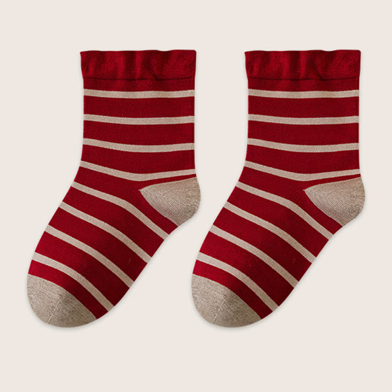 Plusock Classic Stripes Sleep Socks(2 Pairs) - Wine - EU36-40(US3-7) - image 17
