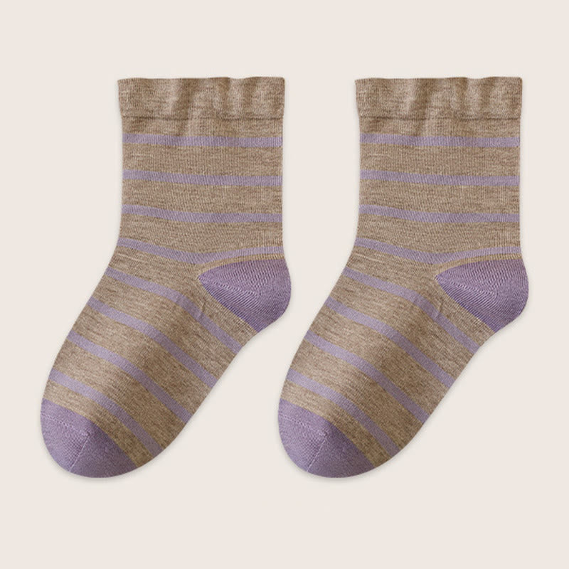 Plusock Classic Stripes Sleep Socks(2 Pairs) - Grey - EU36-40(US3-7) - image 12