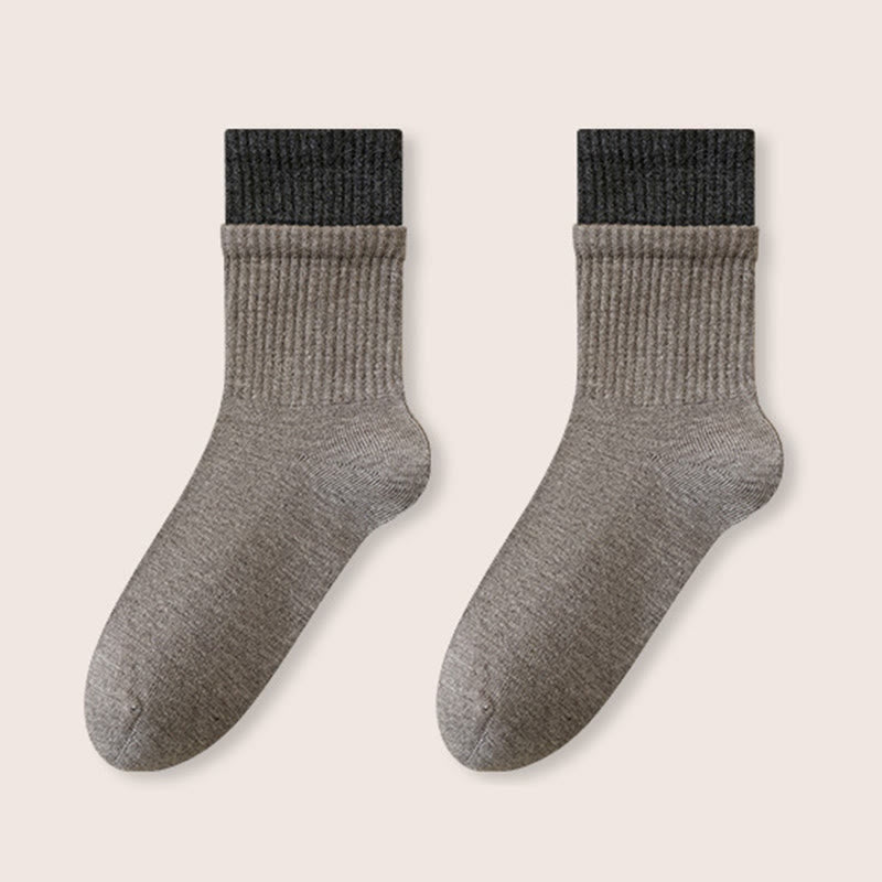Plusock Elastic Cuff Sleep Socks(2 Pairs) - Grey - EU36-40(US3-7) - image 10