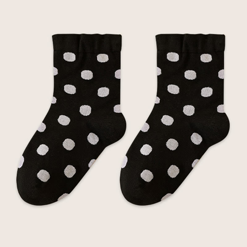 Plusock Polka Dots Sleep Socks(2 Pairs) - Black - EU36-40(US3-7) - image 11
