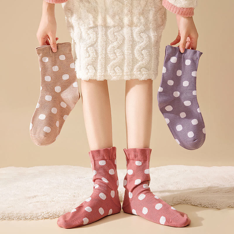 Plusock Polka Dots Sleep Socks(2 Pairs) - image 1