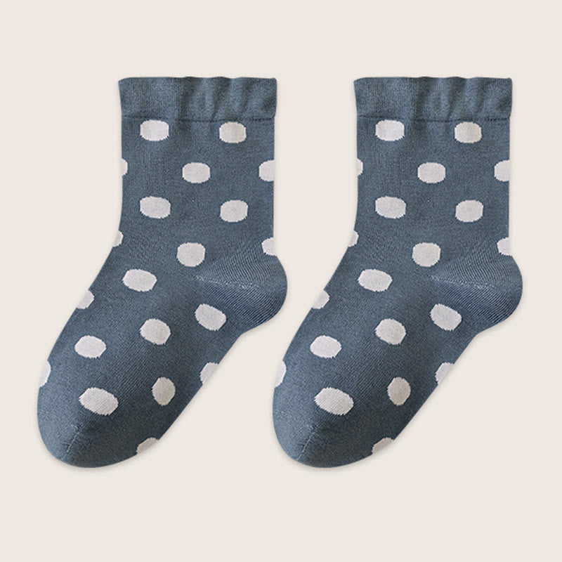 Plusock Polka Dots Sleep Socks(2 Pairs) - Blue - EU36-40(US3-7) - image 14