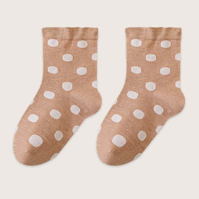 Plusock Polka Dots Sleep Socks(2 Pairs) - Pink - EU36-40(US3-7) - image 16