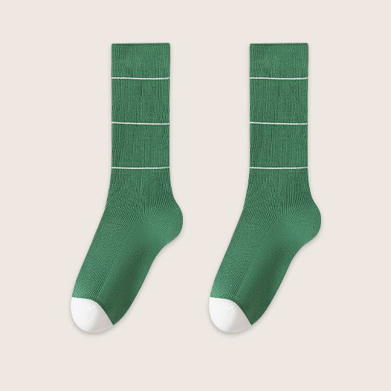 Plusock Soft Natural Dyeing Sleep Socks(3 Pairs) - Green - EU39-45(US6-11) - image 11