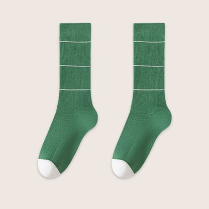 Plusock Soft Natural Dyeing Sleep Socks(3 Pairs) - Green - EU39-45(US6-11) - image 11