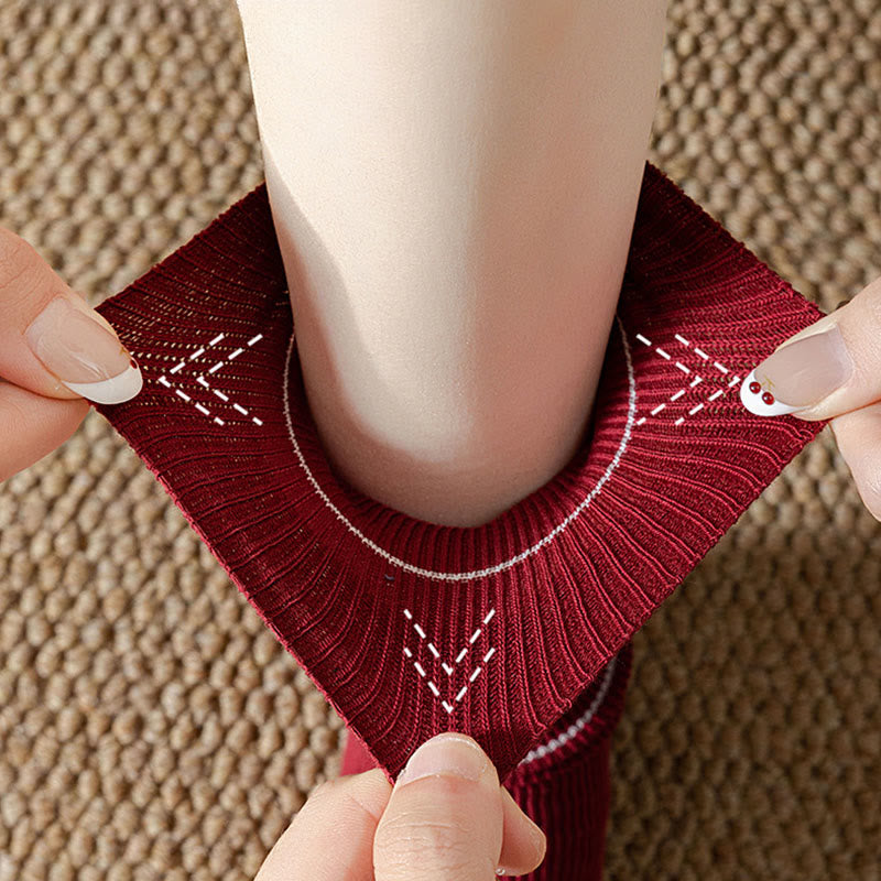 Plusock Soft Natural Dyeing Sleep Socks(3 Pairs) - image 7