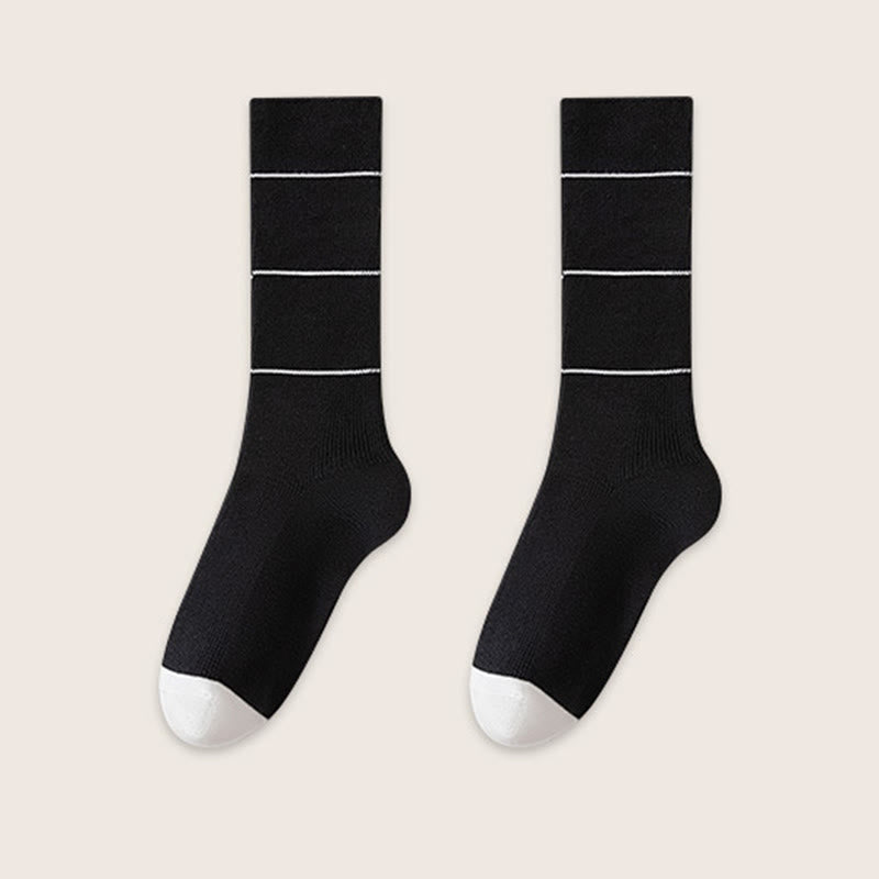 Plusock Soft Natural Dyeing Sleep Socks(3 Pairs) - Black - EU39-45(US6-11) - image 9