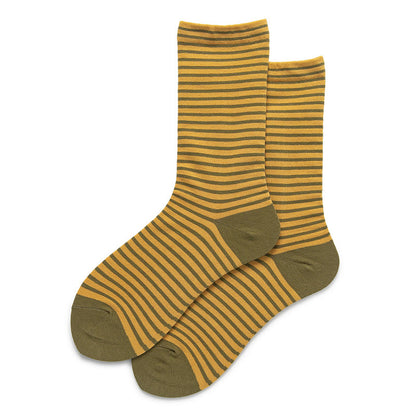 Plusock Color Blocked Stripes Sleep Socks(5 Pairs) - Yellow - EU36-40(US3-7) - image 9