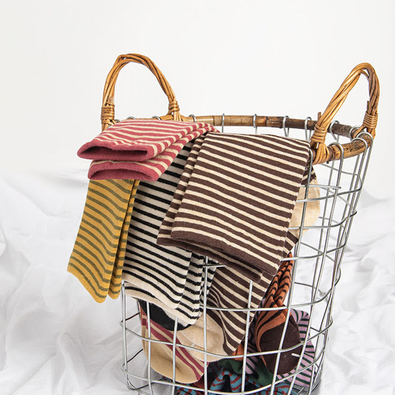 Plusock Color Blocked Stripes Sleep Socks(5 Pairs) - image 2