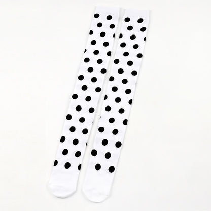 Plusock Funny Polka Dots Thigh Highs Socks(5 Pairs) - image 13