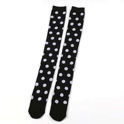 Plusock Funny Polka Dots Thigh Highs Socks(5 Pairs) - image 14