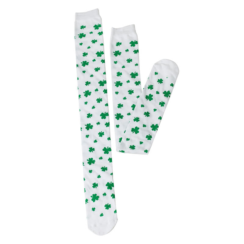 Plusock Lucky Clover Thigh Highs Socks(3 Pairs) - image 14