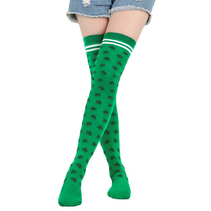 Plusock Lucky Clover Thigh Highs Socks(3 Pairs) - image 12