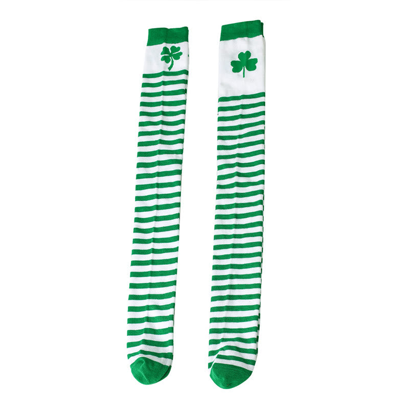 Plusock Lucky Clover Thigh Highs Socks(3 Pairs) - image 24