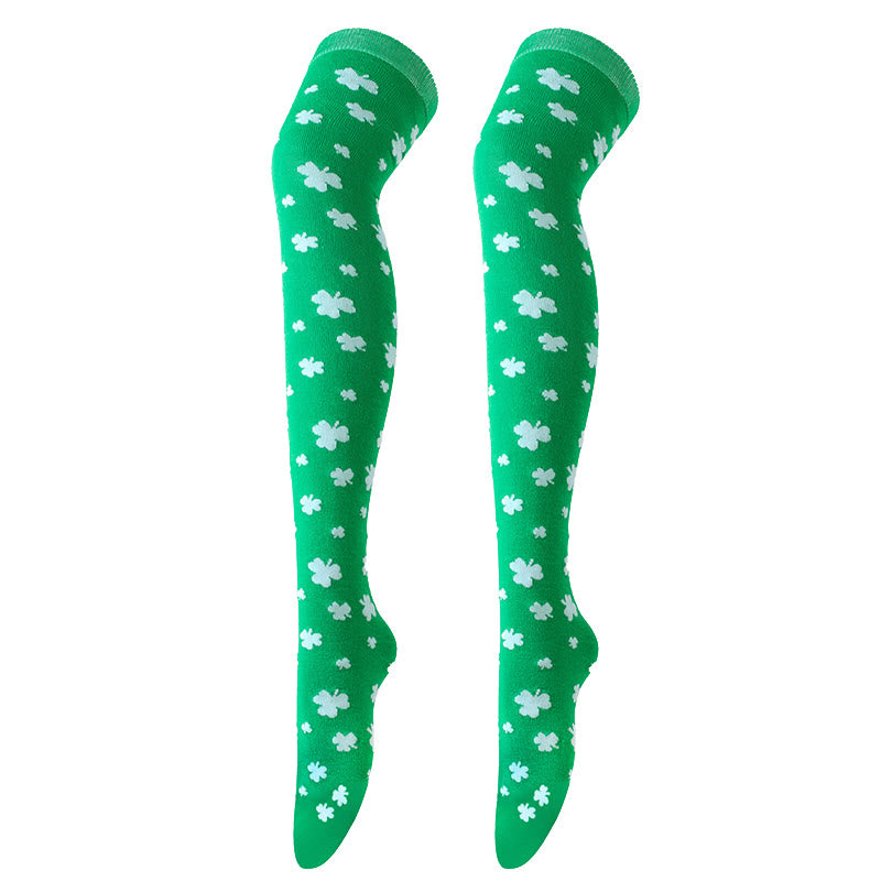 Plusock Lucky Clover Thigh Highs Socks(3 Pairs) - image 23