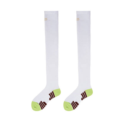 Plusock Support Sport Thigh High Socks(2 Pairs) - White - EU36-40(US3-7) - image 7