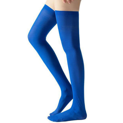 Plusock Solid Color Thigh High Compression Socks(2 Pairs) - Blue - EU36-40(US3-7) - image 9