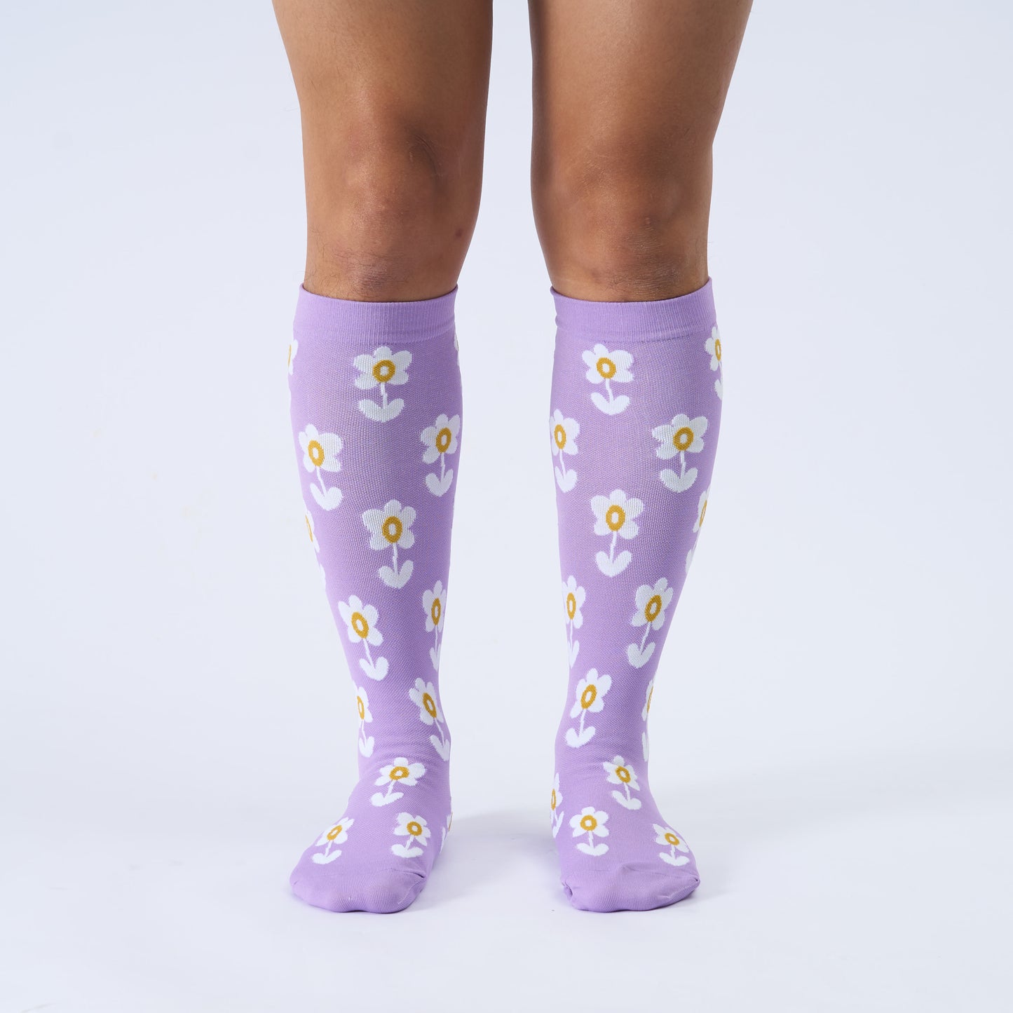 Plusock Plus Size Floral Trio Compression Socks(3 Pairs) - image 1