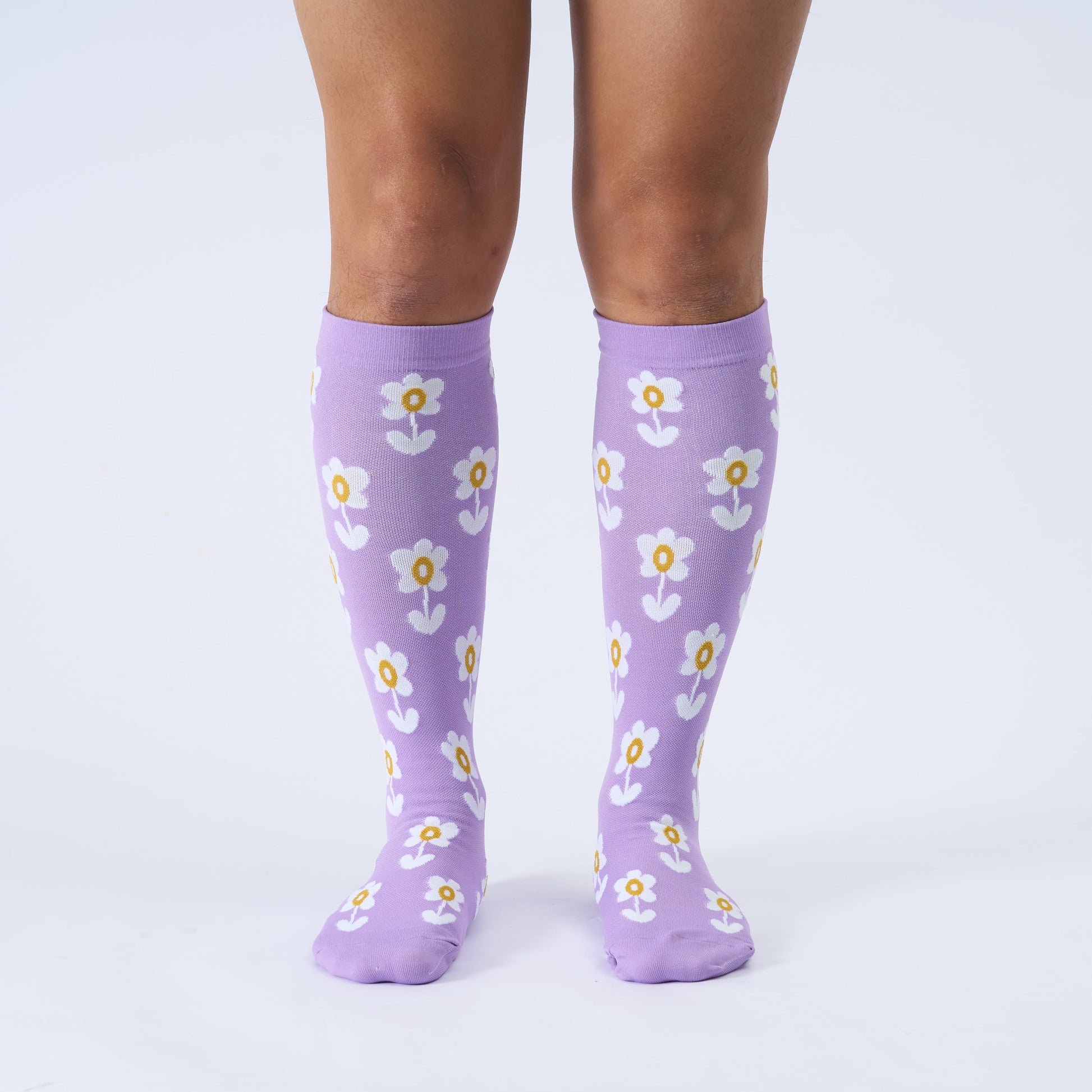 Plusock Plus Size Floral Trio Compression Socks(3 Pairs) - image 1