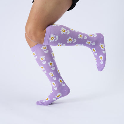 Plusock Plus Size Trio Flora Compression Socks - image 2