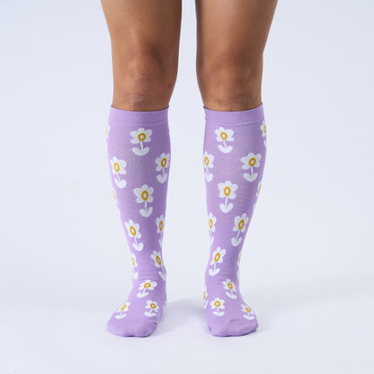 Plusock Plus Size Trio Flora Compression Socks - image 1