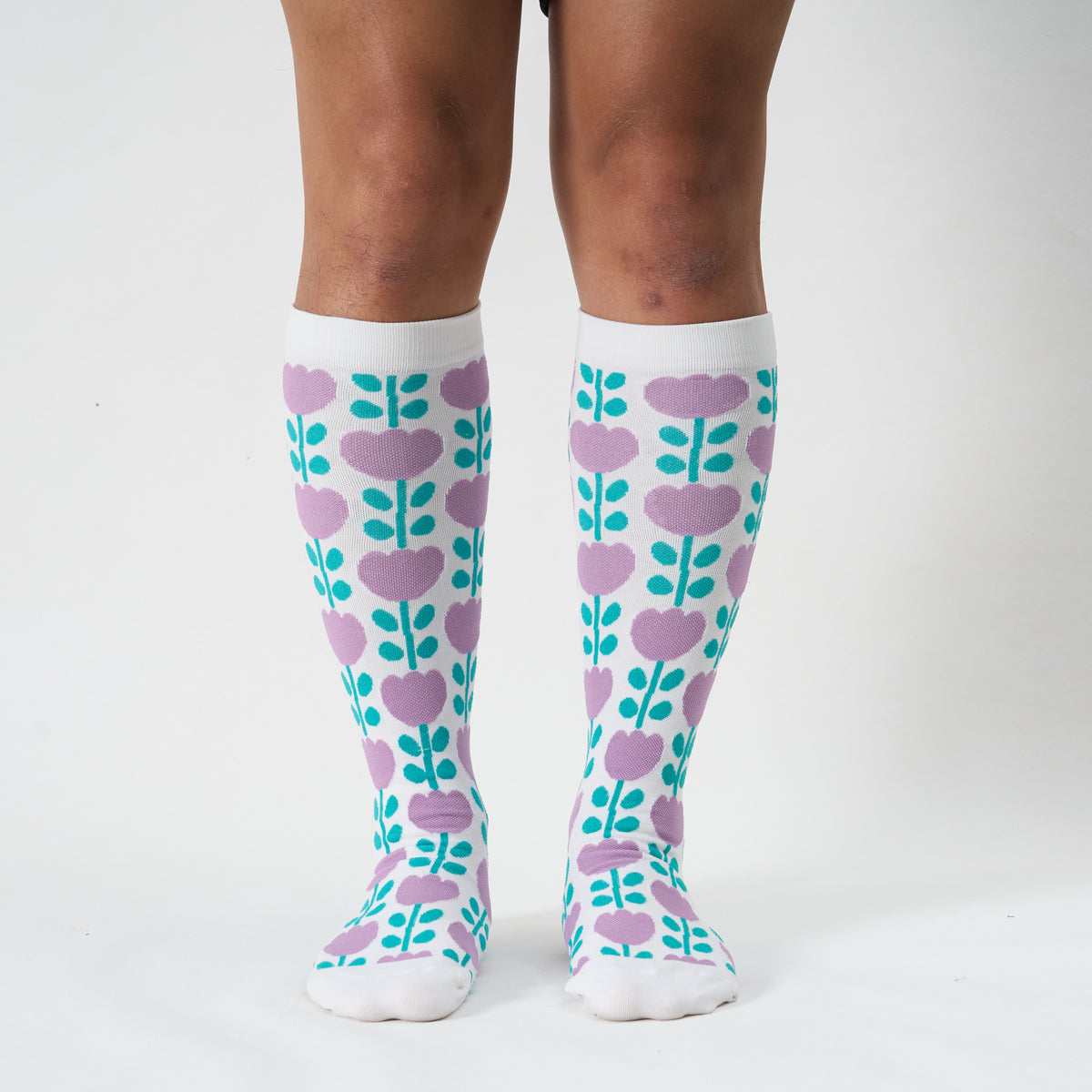 Plusock Plus Size Trio Flora Compression Socks - image 4