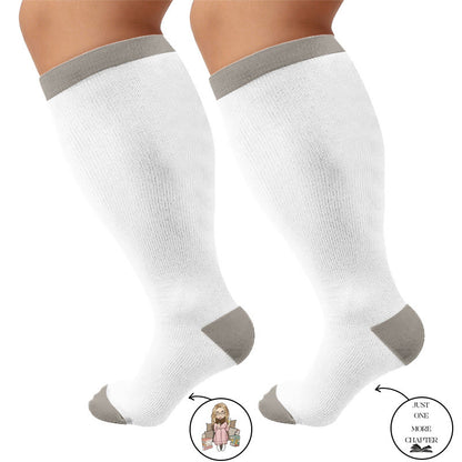 Plusock Plus Size Reading Compression Socks - image 11