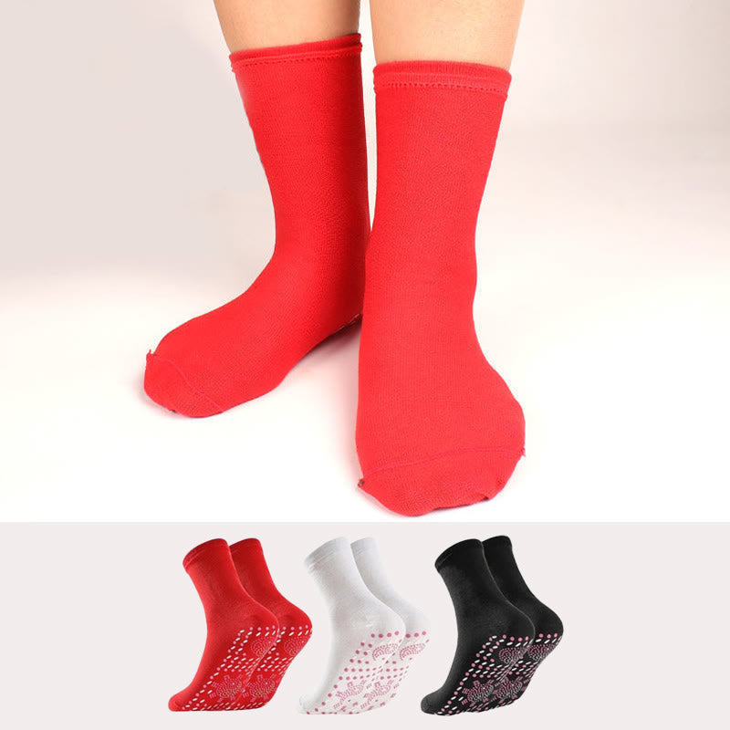 Plusock Mugwort Warmth Quarter Socks(3 Pairs) - image 0