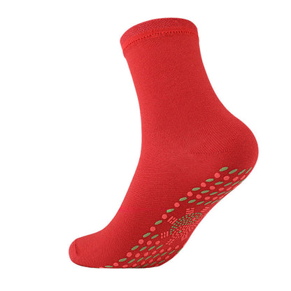 Plusock Mugwort Warmth Quarter Socks(3 Pairs) - Red - EU36-42(US3-8.5) - image 11