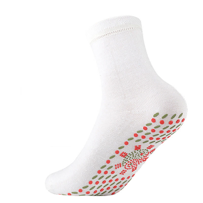 Plusock Mugwort Warmth Quarter Socks(3 Pairs) - White - EU36-42(US3-8.5) - image 9
