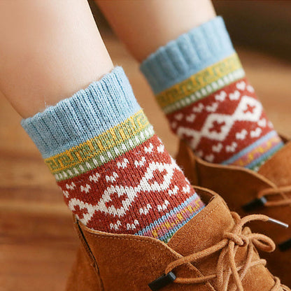 Plusock Retro Palette Quarter Socks(5 Pairs) - image 2