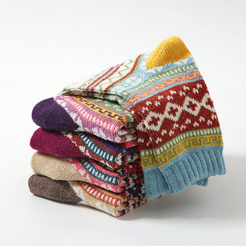 Plusock Retro Palette Quarter Socks(5 Pairs) - image 4