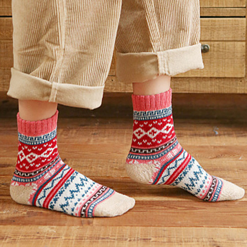 Plusock Retro Palette Quarter Socks(5 Pairs) - image 6