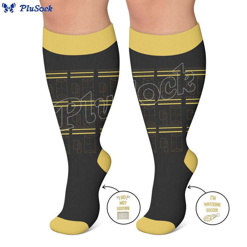 Plusock Plus Size Hobby Compression Socks - image 5