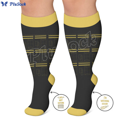 Plusock Plus Size Hobby Compression Socks - image 5