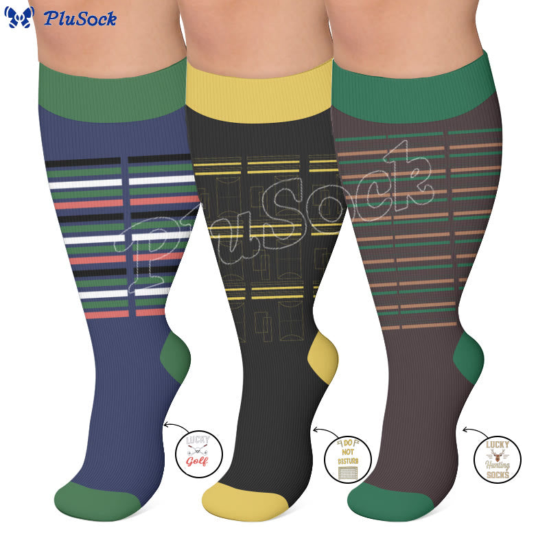 Plusock Plus Size Hobby Compression Socks - image 7