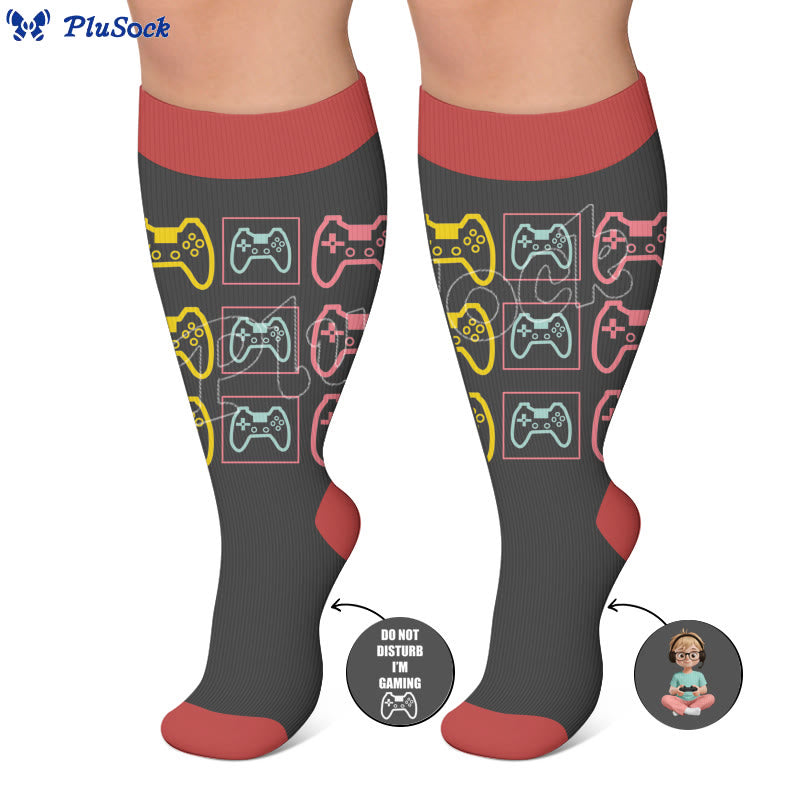 Plusock Plus Size Personal Hobby Compression Socks - image 6