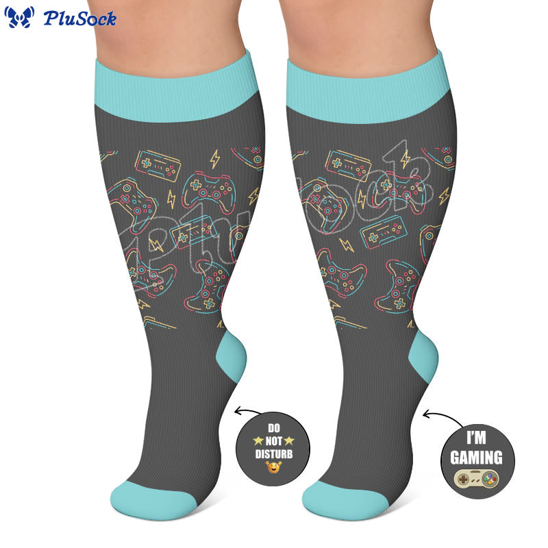 Plusock Plus Size Personal Hobby Compression Socks - image 7