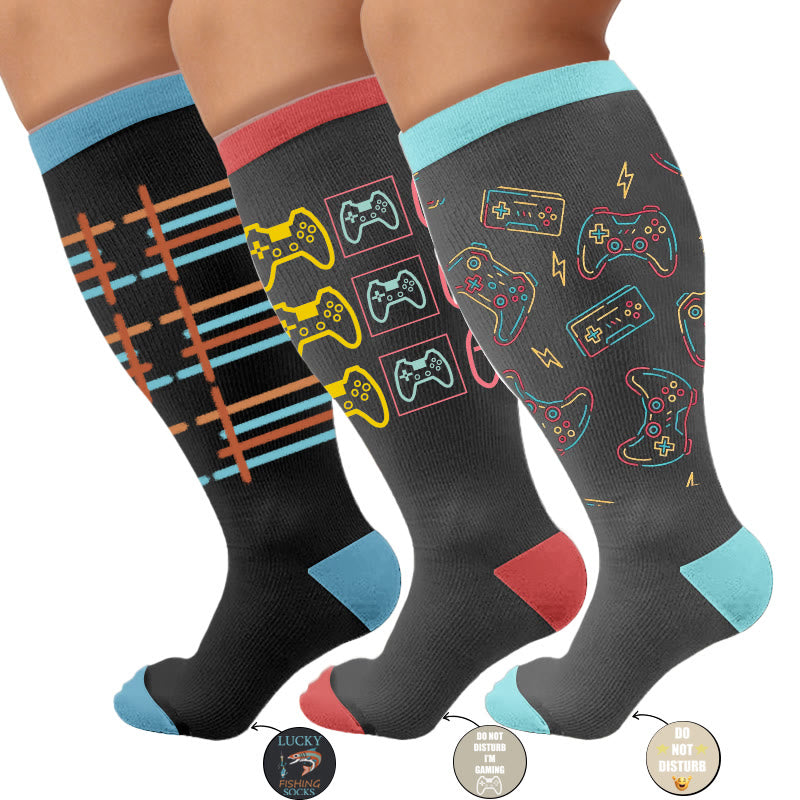 Plusock Plus Size Personal Hobby Compression Socks - image 8