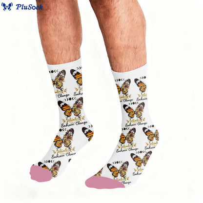 Plusock Bowknot Flag Butterfly Socks - image 3