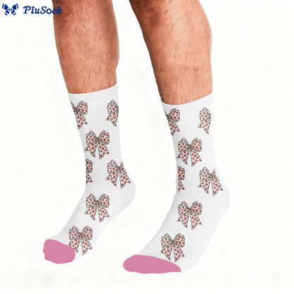 Plusock Bowknot Flag Butterfly Socks - image 1