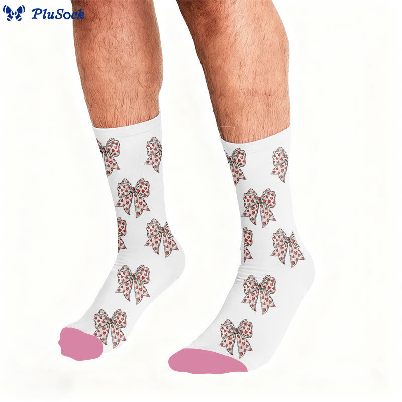 Plusock Bowknot Flag Butterfly Socks - image 1