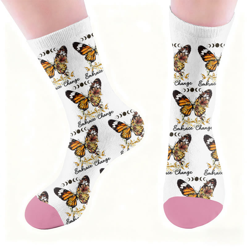 Plusock Bowknot Flag Butterfly Socks - image 6