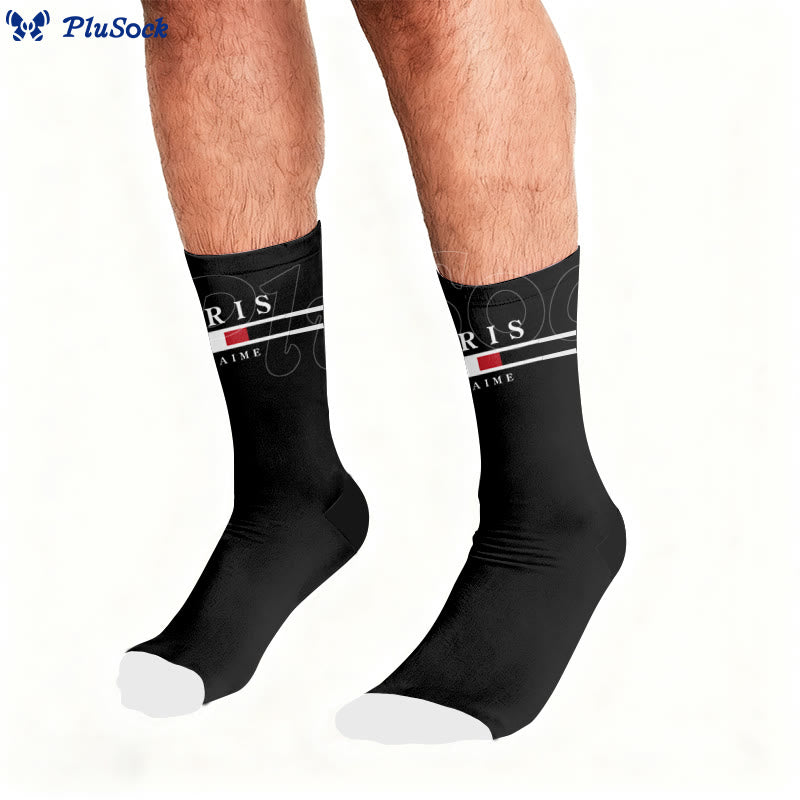 Plusock Racing Paris Flag Socks - image 2