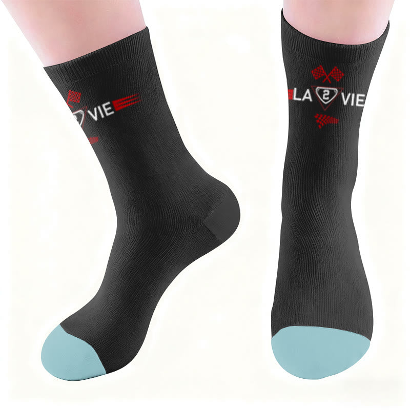 Plusock Racing Paris Flag Socks - image 6