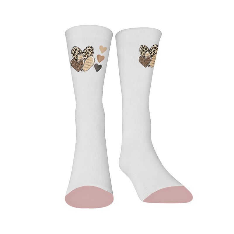 Plusock Leopard Butterfly Heart Socks - Heart(1 pair) - EU37-44(US4-10) - image 9