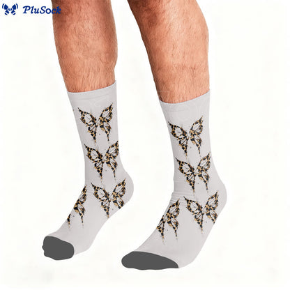 Plusock Leopard Butterfly Heart Socks - image 2