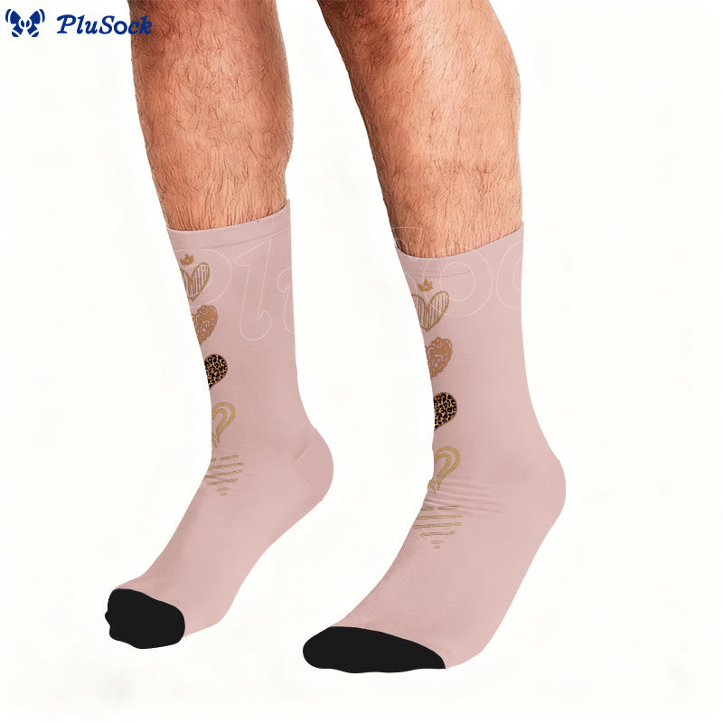 Plusock Butterfly Heart Coffee Socks - image 2